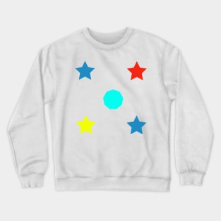 coloful stars Crewneck Sweatshirt